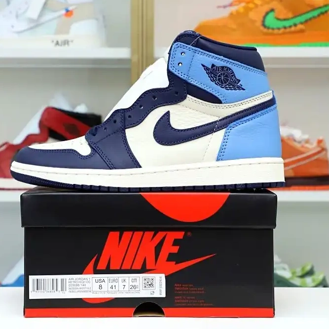 RETRO 'OBSIDIAN' OG JORDAN Kimikick AIR HIGH 1 0522